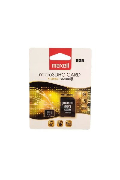 Maxell CARD DE MEMORIE MICRO SDHC 8GB CLS10 CU ADAPTOR