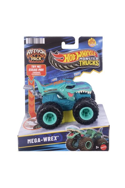 HOT WHEELS Monster Truck Pachet de Atac Mega Wrex Camion Scară 1:64