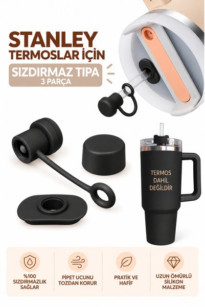 Mamastuff Quencher Uyumlu Sızdırmaz Silikon Tıpa - Siyah