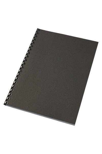 GBC Cardboard Covers A4 250g Black 100/Top