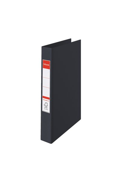 Esselte Caiet mecanic A4 2 inele 25mm/42mm Negru Standard