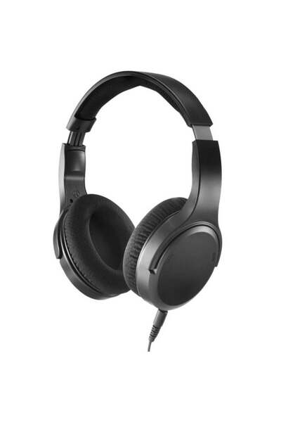 Hama Căști over-ear cu fir (1075100) Negre, control volum, TV 00221846