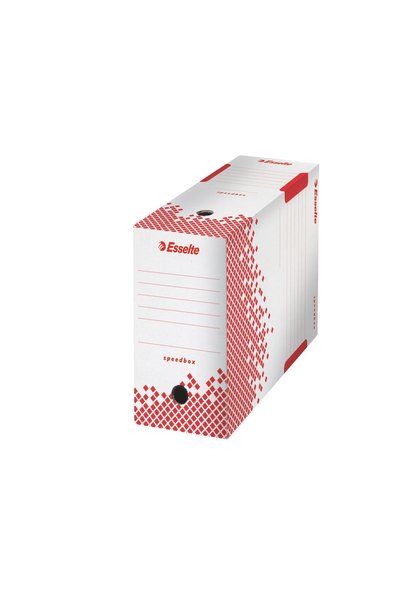 Esselte Speedbox Arşiv Kutusu 150 Mm Beyaz Kırmızı