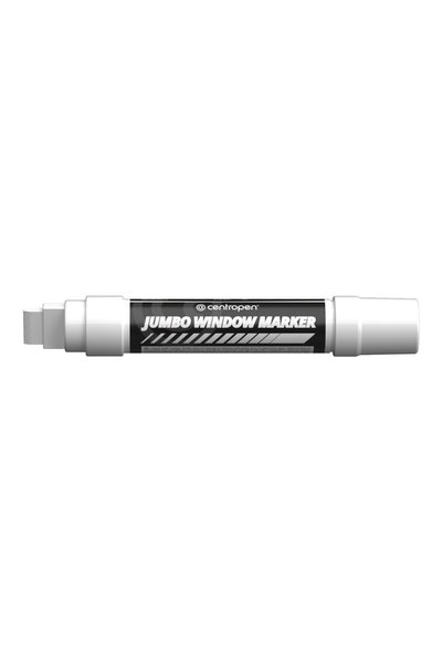 CENTROPEN WHITE LIQUID CHALK MARKER JUMBO 2-15MM 9120