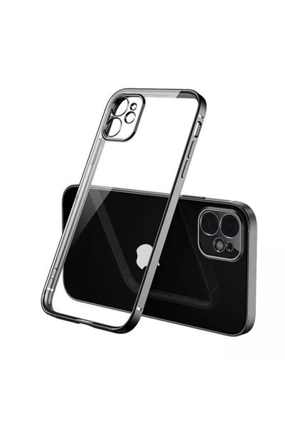GrandMobile Husa Luxury cu Margini Color pentru iPhone 11 Pro Max, Black