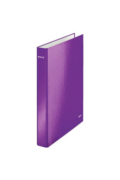 Leitz Mechanical Notebook A4 2 Rings 25mm/40mm Metallic Purple WOW