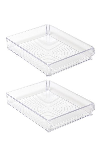 Prima Nova 2-Piece Refrigerator Organizer Set for Inside the Cabinet Storage ...