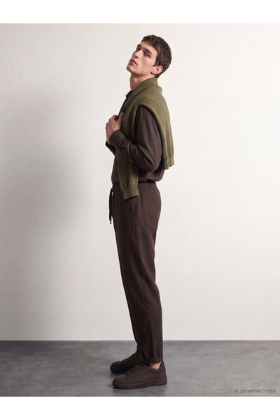 LC Waikiki Quality Parts from Çelebi Store Standart Fit Dobby Men's Trousers