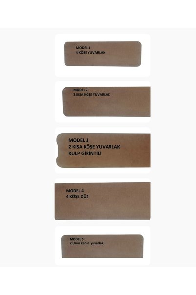 MAKER Baza Suntası Yerine Ham Mdf 8 Mm 61 X 186 Isteğe Göre Ebatlama , Radüs