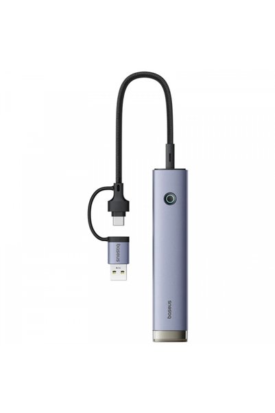 Baseus Hub USB / USB-C UltraJoy, 4 x USB-A 3.2 - 1 x USB-C, Gri B0005280B811-15