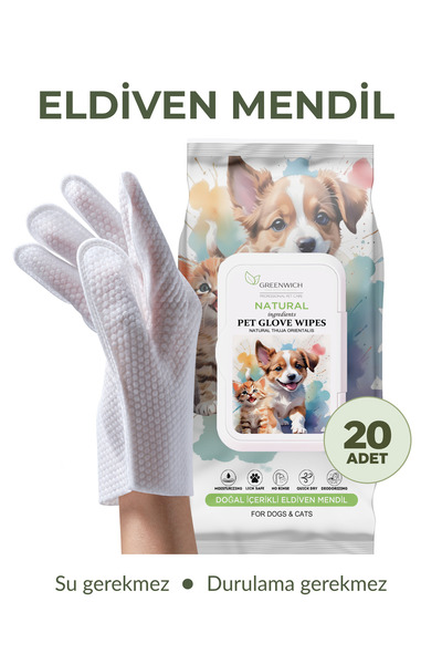 Greenwich Zero Point of Beauty Eldiven Mendil 20 Adet | Banyo Alternatifi Dur...