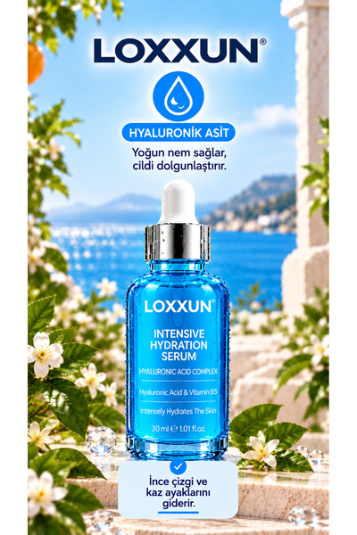 LOXXUN Intensive Hydration Yoğun Nemlendirici ve Onarıcı Serum 30 ml