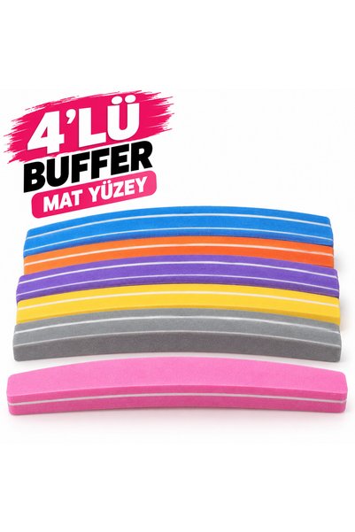 Genel Markalar Buffer Törpü Kalıcı Oje İçin Protez Tırnak 100/180 (1Adet)