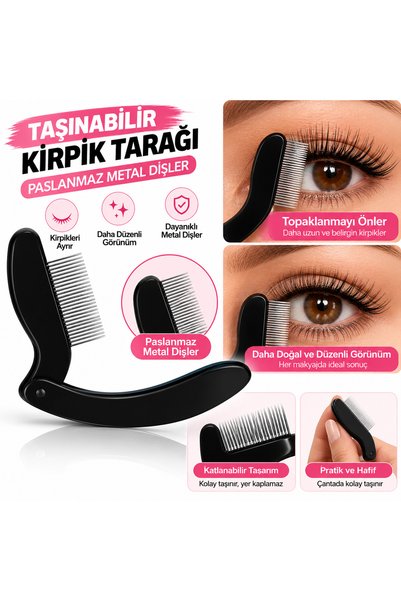 Anil Professional Cosmetics Anil Metal Eyelash Comb - Your Effective Comb for...