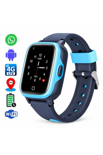 Wingereich Ceas Smartwatch pentru Copii, 4G, Localizare GPS, Apel Video HD și...