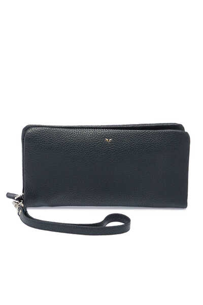 Tergan Navy Blue Genuine Leather Men's Handbag - S1Pc00001603-X86