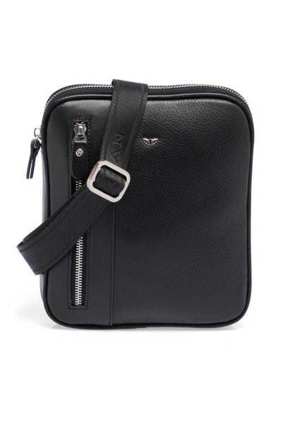 Tergan Black Genuine Leather Men's Crossbody Bag - S1Ac00021472-A85
