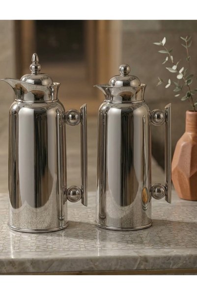 Generic Brand Trams Set, Silver Color, Shiny Finish, 12-Hour Thermal Insulati...