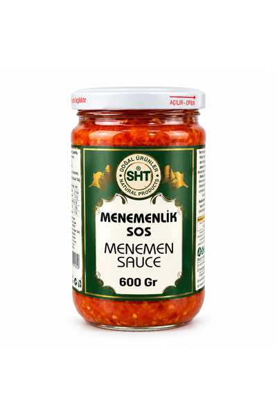 SHT Doğal Ürünler Menemenlik Sos 600 gr – Kahvaltılık Domates ve Biber Sosu