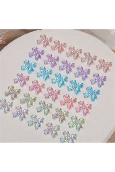 Mia Professional Charm Fiyonk Hologram Mix Color 10 lü
