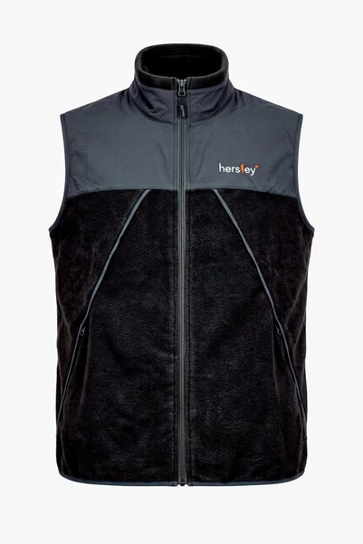 Hersley Vestă din fleece pentru bărbați, acoperită, din noua colecție