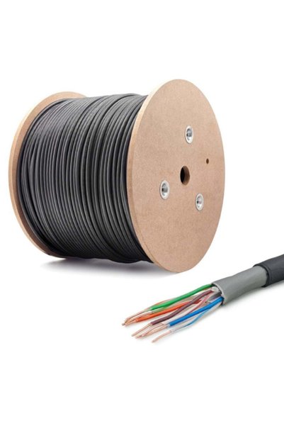 KEEPRO 80 meters outdoor cat6 cable 80 meters black ethernet cable outdoor