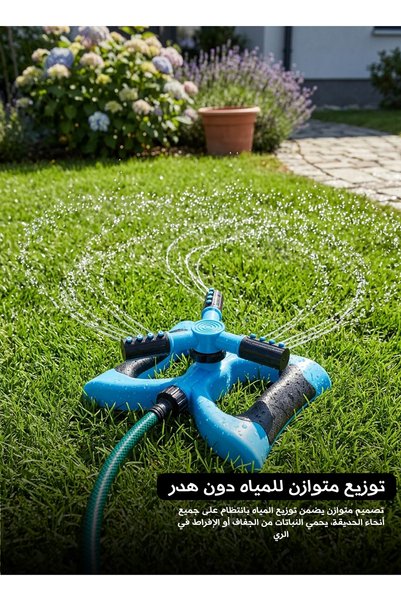 unbranded العنوان 360 °   رأس رشاش دوار للحدائق لري العشب والمناظر الطبيعية