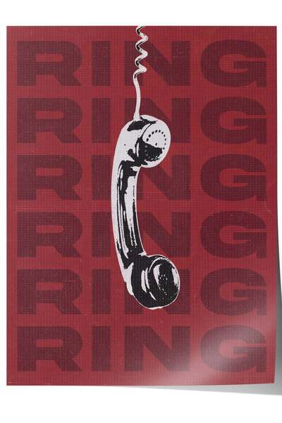 Postifull RING RING RING Αφίσα χωρίς πλαίσιο Αρ. 160507
