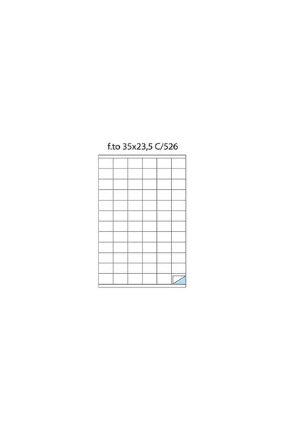 Markin Etichete 72/A4 35 x 23.5 100/cutie