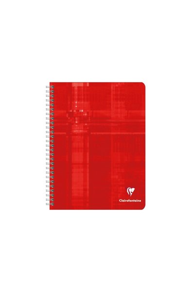 Clairefontaine Notebook 17 x 22 cm spiral-bound 4 x 4