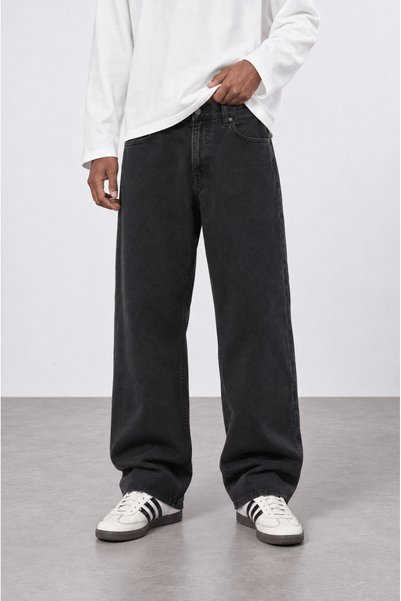Respire Erkek Baggy Jean Siyah