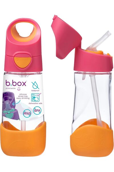 Generic Tritan Drink Bottle for Kids Toddlers, Water Bottle w/Flip Straw and ...