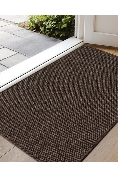 Generic Ultra-Thin Indoor Door Mat, 81x122 cm Low-Profile Non-Slip Entryway R...