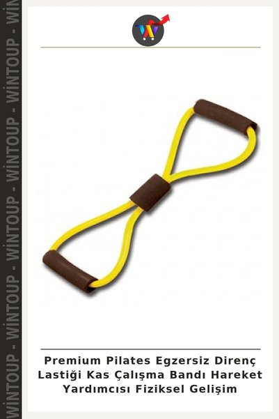 Wintoup Bandă elastică de rezistență pentru exerciții Pilates Premium, bandă ...