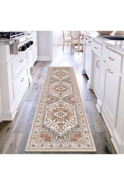 Generic Runner Rug, Washable Hallway Runner Rugs, Non-Slip Low-Pile Soft Kitc...