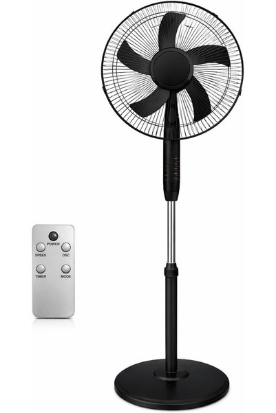 Generic Pedestal Fan, 16 inch 3 Cooling Speeds Stand Fan, Adjustable Height a...