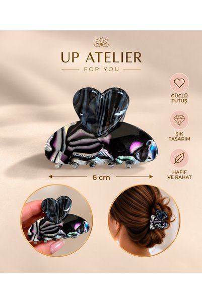 Up Atelier Mother-of-pearl bone hairpin buckle