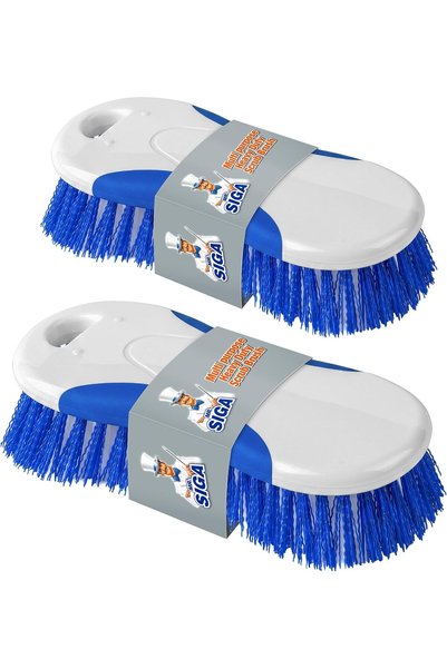 Generic Multi Purpose Heavy Duty Scrub Brush - Pack of 2