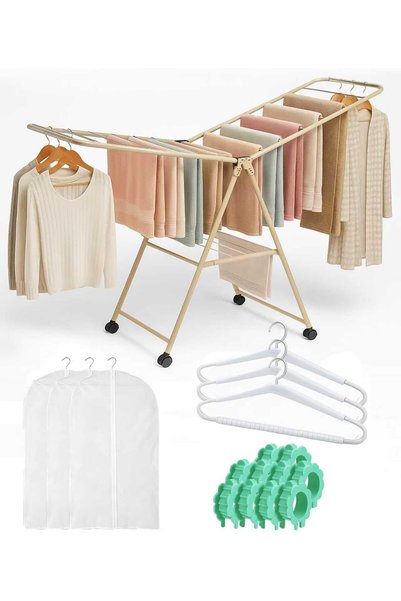 Generic Folding Clothes Dryer Clothes Drying Rack, Laundry Drying Rack Foldin...
