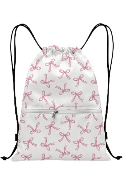 Generic Drawstring Bags for Kids and Adults, Durable Oxford Material with Zip...