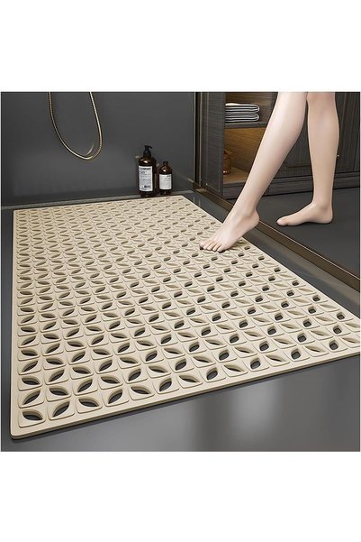 Generic Shower Mat, Bathtub Mat, Non-Slip Rubber Shower Mat with Drain Holes ...