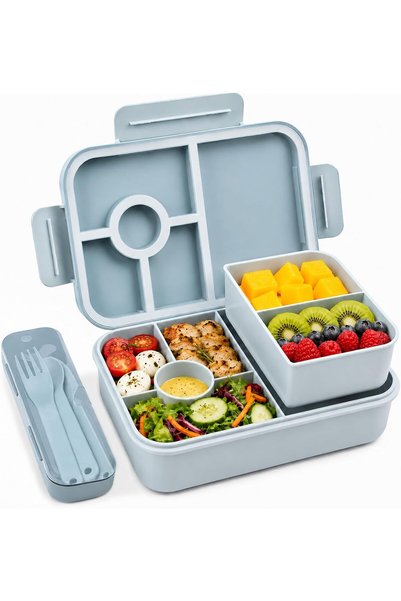 Generic Bento Box for Kids,Bento Box Adult,1300Ml/45OZ Bento Lunch Box with 4...