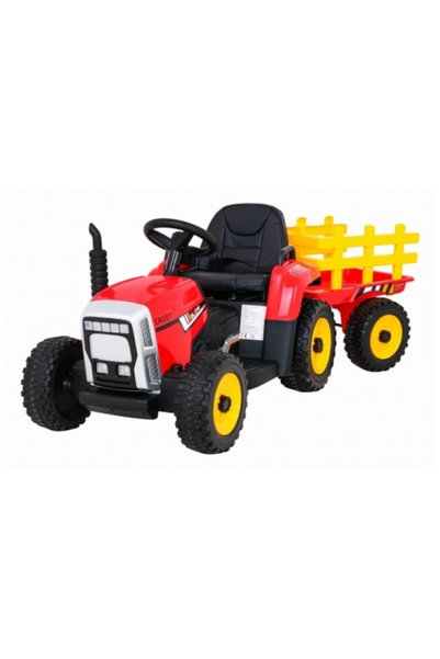 TEA Sports Tractor electric cu remorca pentru copii BLOW TRUCK LUX roti EVA (...