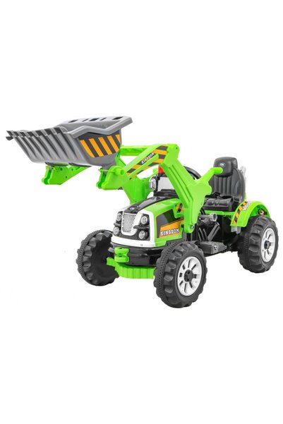 TEA Sports Tractor electric pentru copii cu cupa (328) Verde