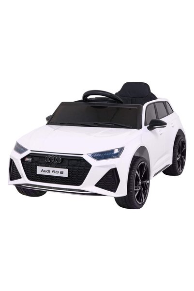 TEA Sports Masinuta electrica pentru copii Audi RS6 12V (BRD-2118) Alb