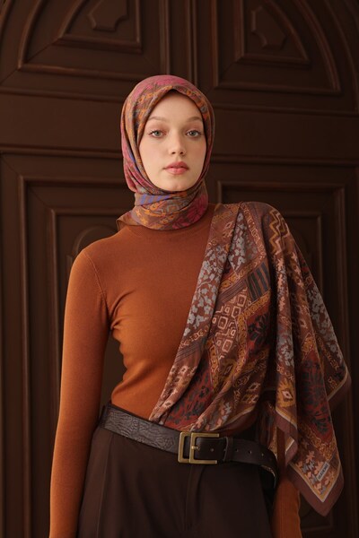 Silk Home Velora Scarf, Ethnic Latte