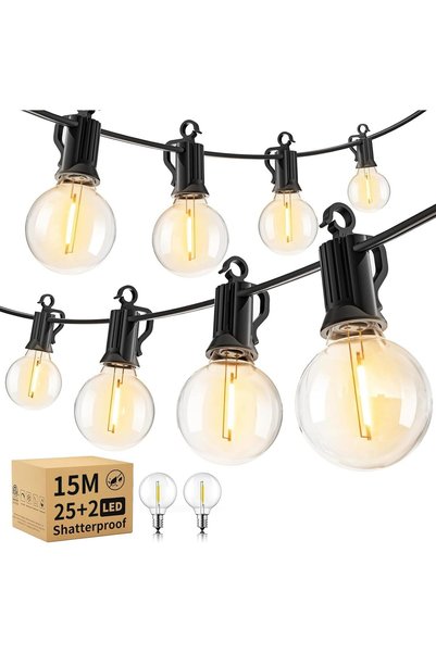 Generic String Lights,outdoor lights Waterproof Hanging Light Strings for Wed...