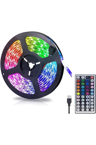 Generic شريط إضاءة LED خلفي للتلفزيون بطول 2 متر، أشرطة إضاءة للمطبخ والفنادق...