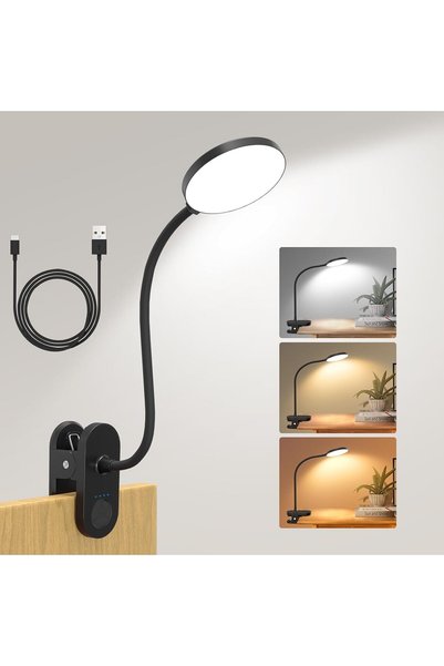 Generic 97 LED Rechargeable Reading Lamp, 3 Color Modes & 10 Brightness Level...