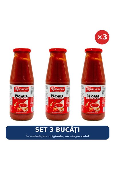 Tagliamonte Set 3 x Roșii pasate Tagliamonte, 680 g